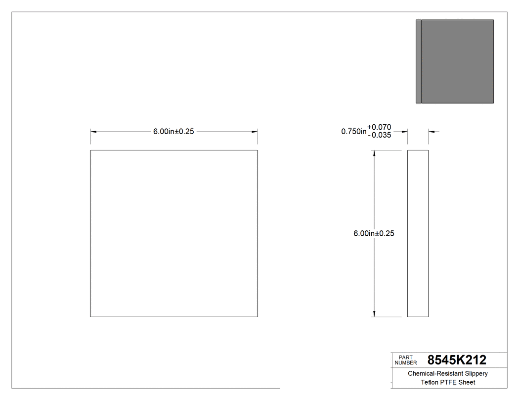 Technical drawing - 8545K212